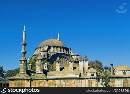 Low angle view of a mosque, Blue Mosque, Istanbul, Turkey