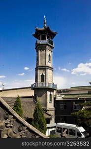 Low angle view of a mosque, Great Mosque, Hohhot, Inner Mongolia, China