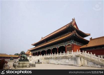 Low angle view of a palace, Forbidden City, Beijing, China