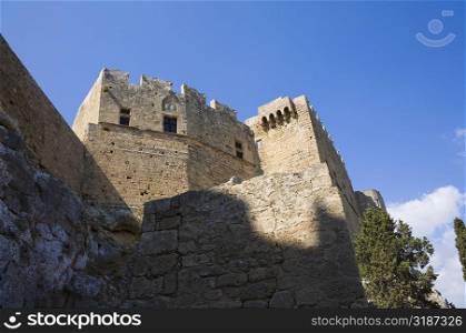 Low angle view of a palace, Grand Master&acute;s Palace, Rhodes, Dodecanese Islands, Greece
