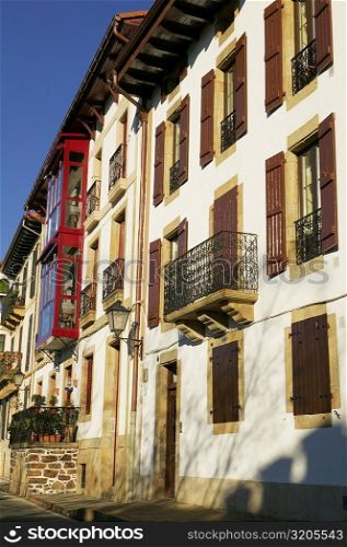 Low angle view of a residential building, Spain