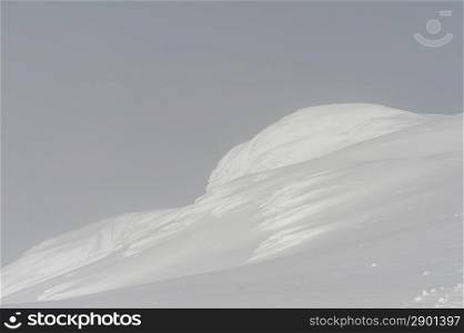 Low angle view of a snow covered mountain, Whistler, British Columbia, Canada