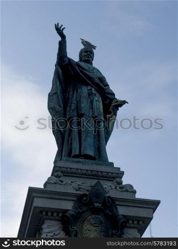 Low angle view of a statue, Montreal, Quebec, Canada