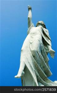 Low angle view of a statue, New Orleans, Louisiana, USA