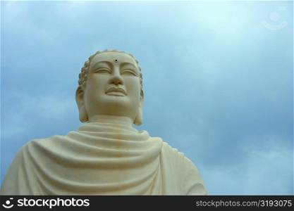 Low angle view of a statue of Buddha, Long Song Temple, Nha Trang, Vietnam