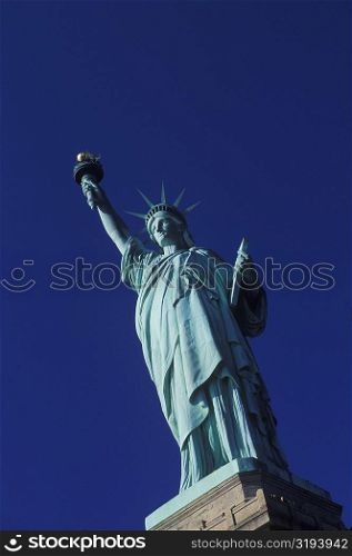 Low angle view of a statue, Statue Of Liberty, New York City, New York State, USA