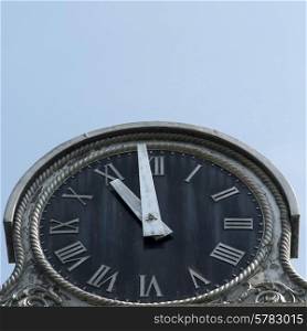 Low angle view of a street clock, Central Park, Manhattan, New York City, New York State, USA