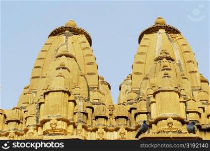 Low angle view of a temple, Jaisalmer, Rajasthan, India
