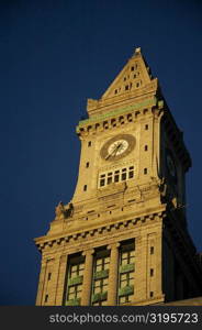 Low angle view of a tower, Custom House, Boston, Massachusetts, USA