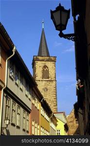 Low angle view of a tower, Erfurt, Germany