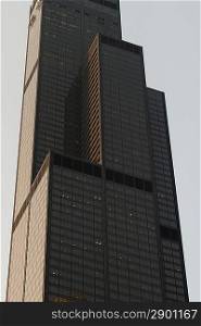 Low angle view of a tower, Sears Tower, Chicago, Cook County, Illinois, USA