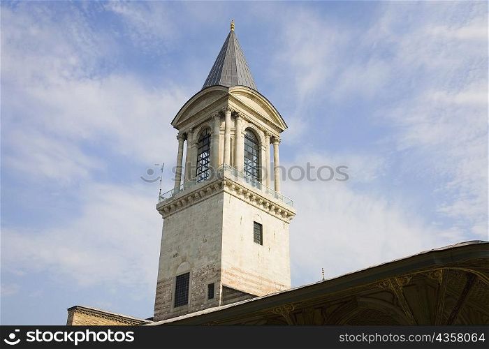 Low angle view of a tower, Topkapi Palace, Istanbul, Turkey