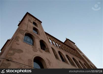 Low angle view of a traditional building, Ouarzazate, Morocco