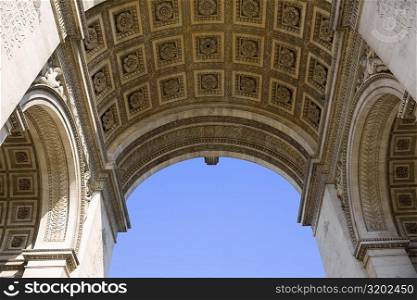 Low angle view of an archway, Paris, France