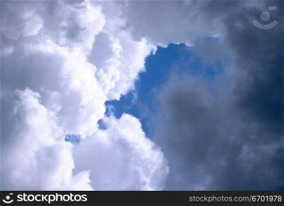 Low angle view of an overcast sky