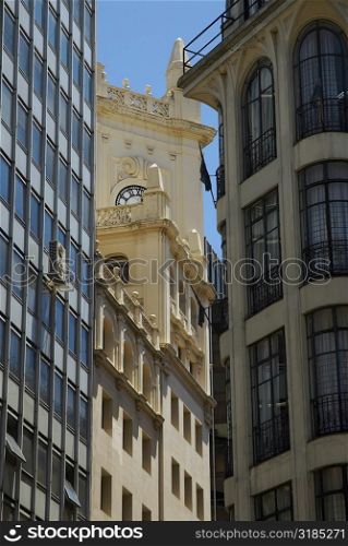 Low angle view of buildings, Buenos Aires, Argentina