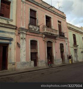 Low angle view of buildings, Havana, Cuba