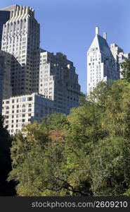 Low angle view of buildings in a city