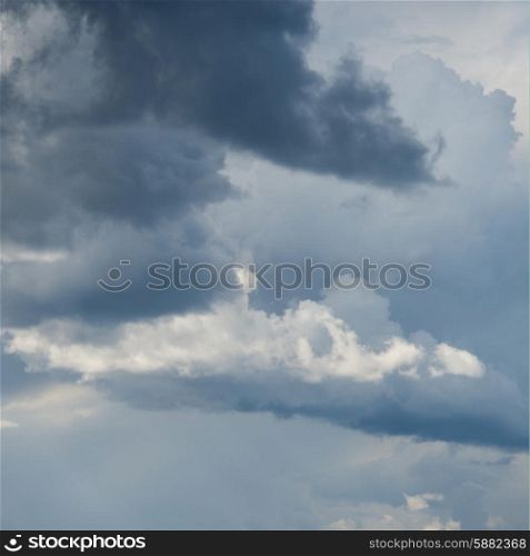 Low angle view of clouds in the sky, Lake Of The Woods, Ontario, Canada