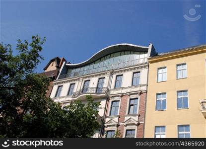Low angle view of penthouse, Berlin