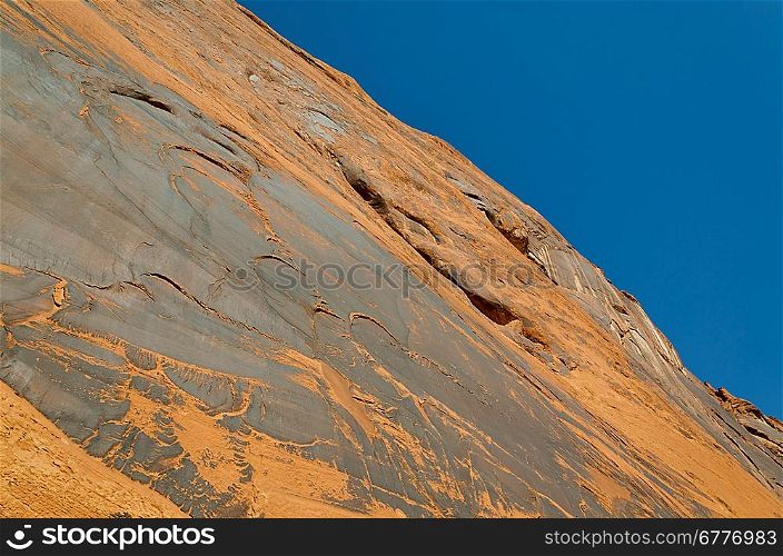 Low angle view of rock, Glen Canyon National Recreation Area, Arizona-Utah, USA