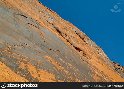 Low angle view of rock, Glen Canyon National Recreation Area, Arizona-Utah, USA