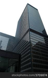 Low angle view of skyscrapers, Chicago, Cook County, Illinois, USA