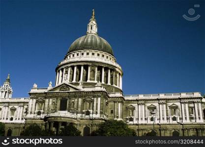 Low angle view of St. Paul&acute;s Cathedral, London, England