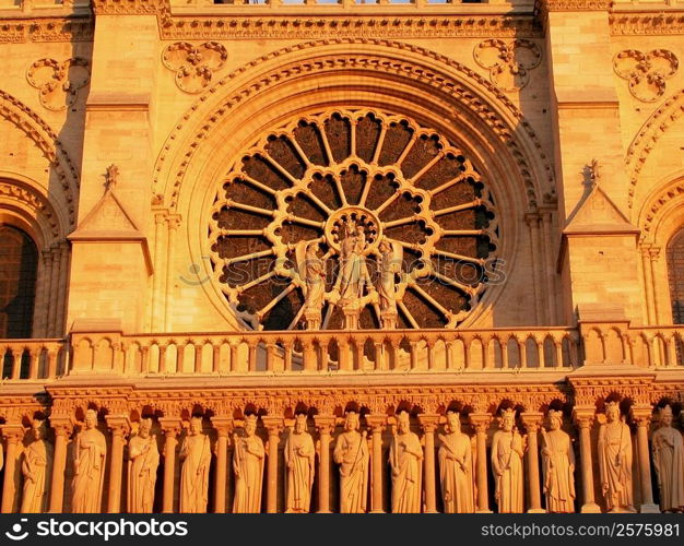 Low angle view of the balcony of a building, Paris, France