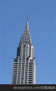 Low angle view of the Chrysler Building, Midtown, Manhattan, New York City, New York State, USA