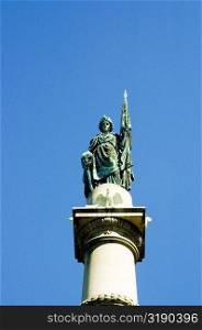 Low angle view of the Civil War Statue, Boston, Massachusetts, USA