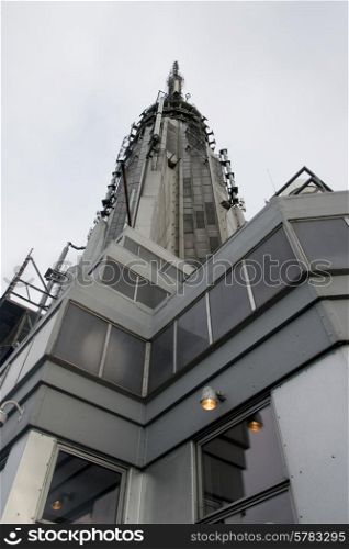 Low angle view of the Empire State Building, Manhattan, New York City, New York State, USA