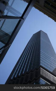 Low angle view of the IDS Center tower at Downtown Minneapolis, Hennepin County, Minnesota, USA