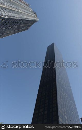 Low angle view of the Trump World Tower, Midtown East, Manhattan, New York City, New York State, USA