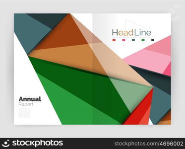 Low poly triangle business background. Low poly triangle abstract background