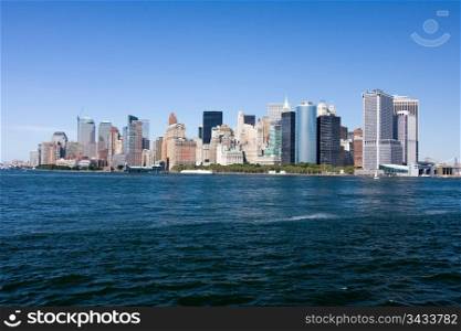 Lower Manhattan skyline, New York City