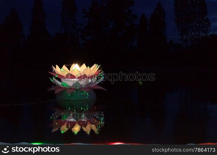 Loy Krathong tradition of Thailand.