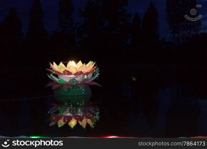Loy Krathong tradition of Thailand.