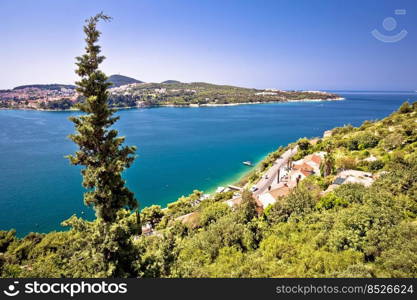 Lozica village near Dubrovnik waterfront view, Dalmatian coast of Croatia