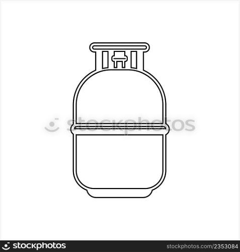 Lpg Cylinder Icon, Liquefied Petroleum, Liquid Petroleum Gas, Lp Gas Vector Art Illustration