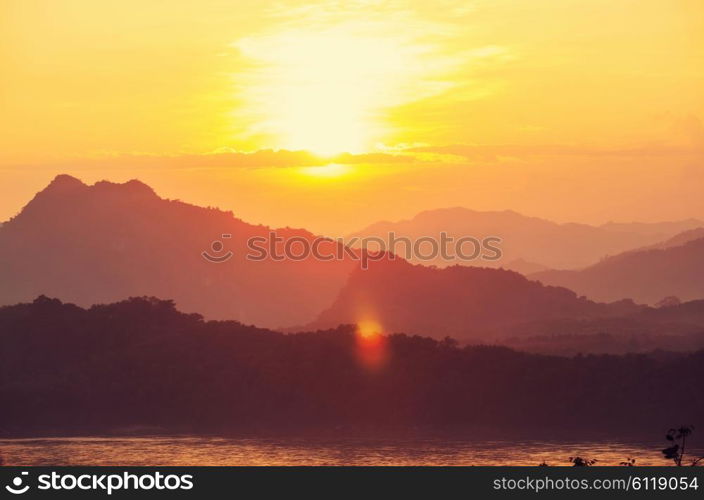 Luang Prabang view from above, Laos