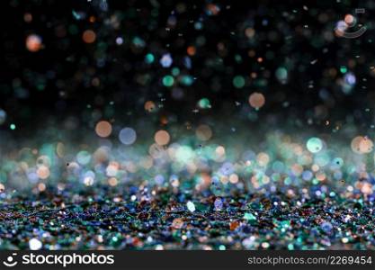 luminescent multicolored glitter