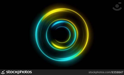 Luminous swirling glowing circles. Computer generated 3d render Luminous swirling glowing circles. Computer generated 3d render. Luminous swirling glowing circles