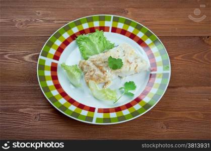 Lutfisk - Lutefisk,in Northern and Central Norway,] in Southern Norway in Sweden and in Finland a traditional dish of some Nordic countries.made from aged stockfish (air-dried whitefish) or dried/salted whitefish