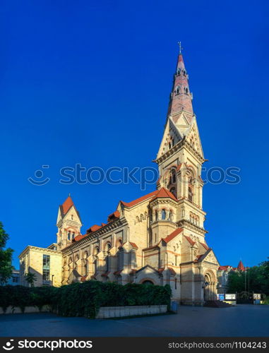 Lutheran St. Pauls Cathedral of the German Evangelical Lutheran Church of Ukraine, Odessa city. ?hurch of St Paul in Odessa, Ukraine