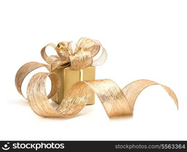 Luxurious gift isolated on white background