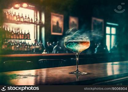 Luxurious lifestyle..  shot of cocktail.  Image created with Generative AI technology 