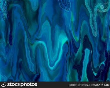 Luxurious texture of blue liquid stone. Blue pattern with natural natural texture. Design of backgrounds, banners, flyers, invitations, postcards, packaging. Luxurious texture of blue liquid stone.