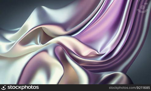 Luxury Abstract Background with Light Silk Waves. Light Silk Waves