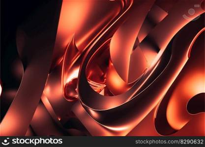 Luxury abstract black and gold shapes with shiny effect background. Trendy gradient shapes composition,3d liquid shape. stylish metallic wavy geometric background. Luxury abstract black and gold shapes with shiny effect background. Trendy gradient shapes composition, 3d liquid shape. stylish metallic wavy geometric background AI Generated